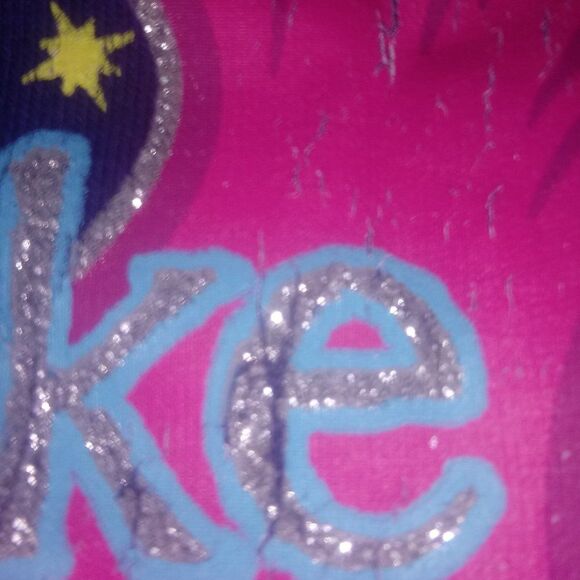 DREAMWORKS TROLLS girls small 6/6x blue Poppy 3/4 sleeve tutu dress - Picture 5 of 8